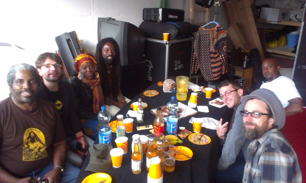 Backstage with Rocky Dawuni and Band on Tour 2013